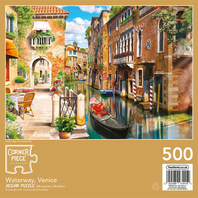 Waterway Venice 500 Piece Jigsaw Puzzle image number 3