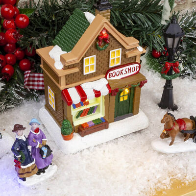 Miniature Resin Light Up Book Shop image number 2