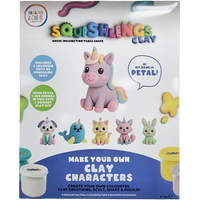 Squishlings Air Drying Clay Set: Unicorn Animals