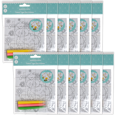 Colour Your Own Mini Easter Puzzle Bundle image number 1