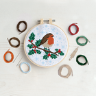 Cross Stitch Hoop Kit: Robin image number 2