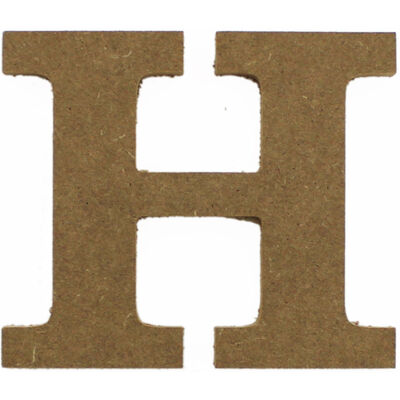 Small MDF Letter H image number 1
