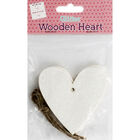 Glitter Wooden Heart: Pack of 4 image number 1