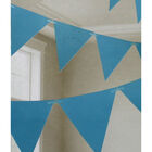Blue Paper Pennant Banner 4.5m Bunting image number 2