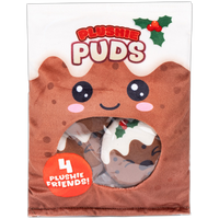 Christmas Pudding Snack Bag Plush
