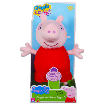 Peppa Pig Giggle and Snort Plush Toy image number 1