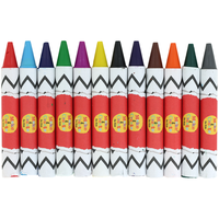 Large Wax Crayons: Pack of 12