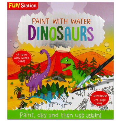 Paint with Water Dinosaurs - Kicks and Giggles