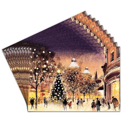 Winter in the City Cancer Research UK Charity Christmas Cards: Pack of 10 image number 2