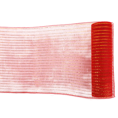 Red Mesh Ribbon: 9m image number 5