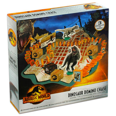 Jurassic World Dominion Dinosaur Domino Chase image number 1
