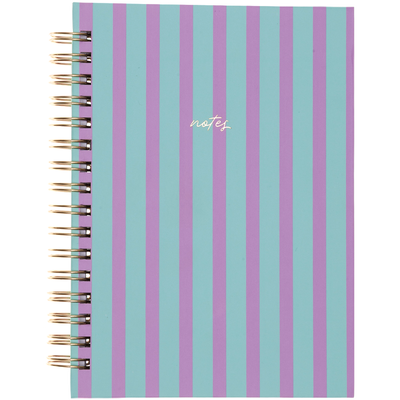 A6 Wiro Stripe Pastel Notebook image number 1