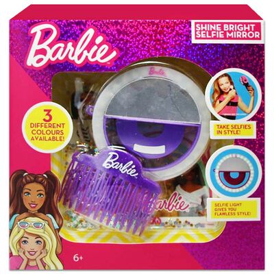 Barbie Shine Bright LED Selfie Mirror: Assorted image number 1