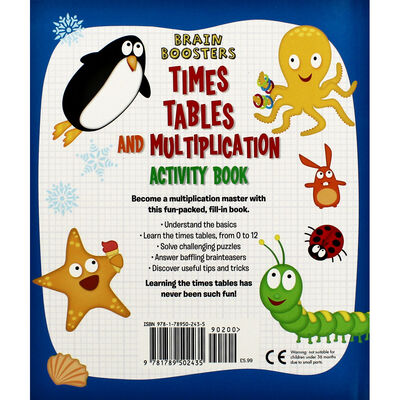 Brain Boosters Times Table and Multiplication Activity Book image number 4