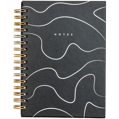 A6 Wiro Abstract Lines Notebook image number 1