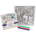 Art Maker Glitter Colouring Canvas: Unicorn image number 2