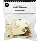 Wooden Tags: Pack of 25 image number 1