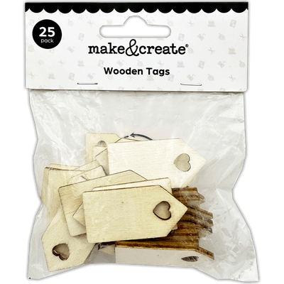 Wooden Tags: Pack of 25 image number 1