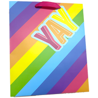 Large Gift Bag: Rainbow