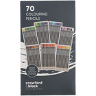 Crawford & Black Colouring Pencils: Pack of 70 image number 1