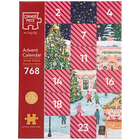 Ice Skating Advent Calendar 768 Piece Jigsaw Puzzle image number 1