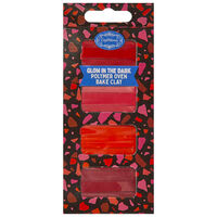 Craftmania Reds Glow In The Dark Polymer Oven Bake Clay: Pack of 4