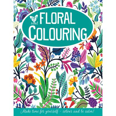 Floral Colouring Book image number 1