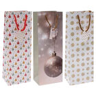Christmas Bottle Gift Bags: Pack of 6 image number 3