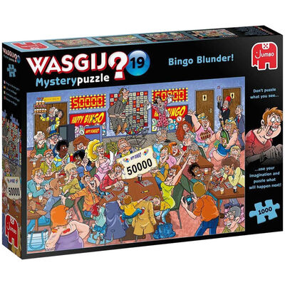 Wasgij Mystery 19: Bingo Blunder! 1000 Piece Jigsaw Puzzle image number 1