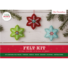 Festive Star Decorations Felt Kit image number 3