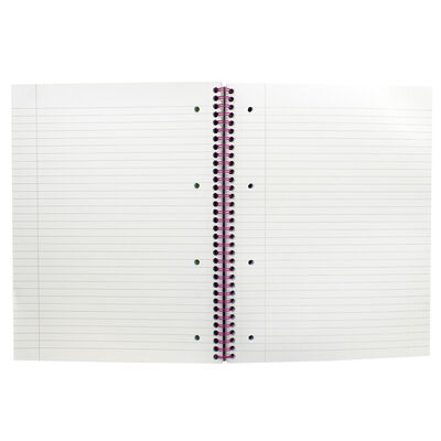 A4 Pink Stripe Pukka Pad Jotter Notebook image number 2