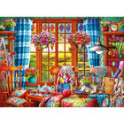 Cosy Quilting 500 Piece Jigsaw Puzzle image number 2
