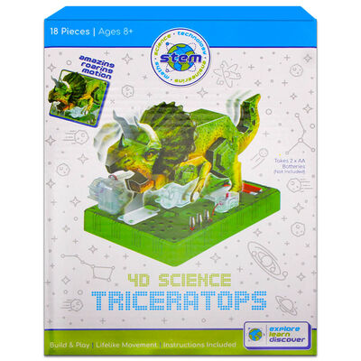 4D Science Triceratops Kit image number 1
