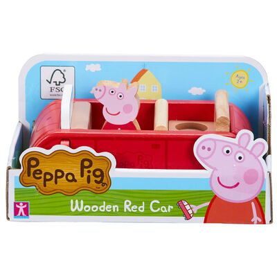 Peppa Pig Wooden Red Car image number 1