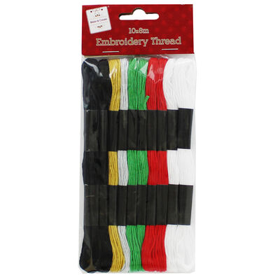 Embroidery Thread: Pack of 10 image number 1