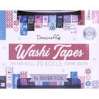 Dovecraft Christmas Fashion Washi Tape Box - 20 Rolls image number 2