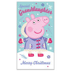Peppa Pig Merry Christmas Grandaughter Card image number 1