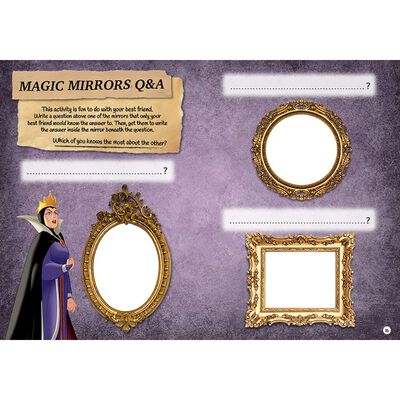 Disney Villains Delightfully Devious Activity Journal image number 4