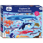 Junior Jigsaw Explore 24 100 Piece Jigsaw Puzzle: Sea Creatures image number 1