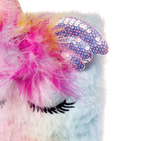 Jotz! Plush A5 Unicorn Notebook