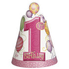Pink 1st Birthday High Chair Decoration Kit image number 2