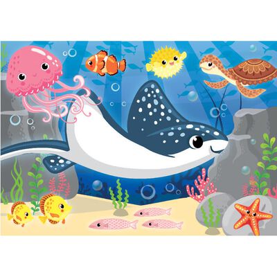 Under the Sea 4-in-1 Jigsaw Puzzle Set image number 2