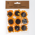 Wired Sunflowers Embellishments: Pack of 9 image number 2