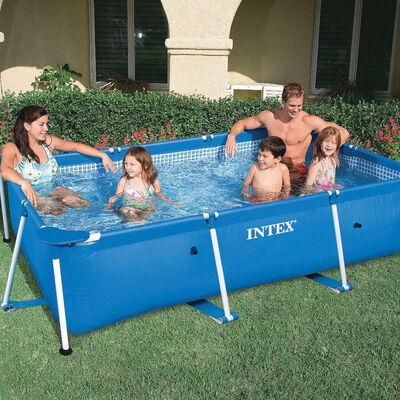 Intex Metal Frame Rectangular Swimming Pool: 220 x 150 x 60cm image number 3