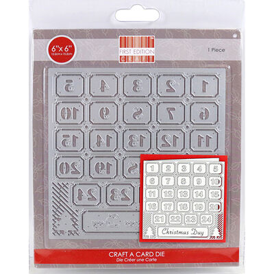 Advent Calendar Craft a Card Cutting Die image number 1