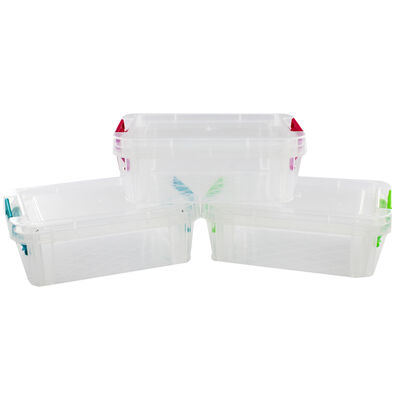 0.3L Stackable Storage Boxes - Set of 3 image number 2