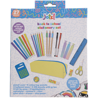 Jotz! Back to School Stationery Set: 27 Piece Neon Set