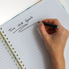 A4 Wiro Blue Lemon Notebook image number 3