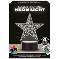 Colour Changing Neon Light: Assorted