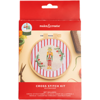 Christmas Make Your Own Cross Stitch Kit: Nutcracker